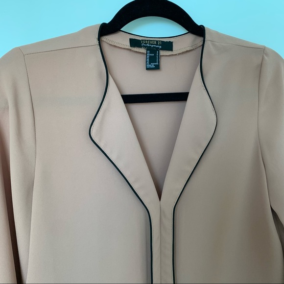 Beige Work Top - Picture 2 of 3